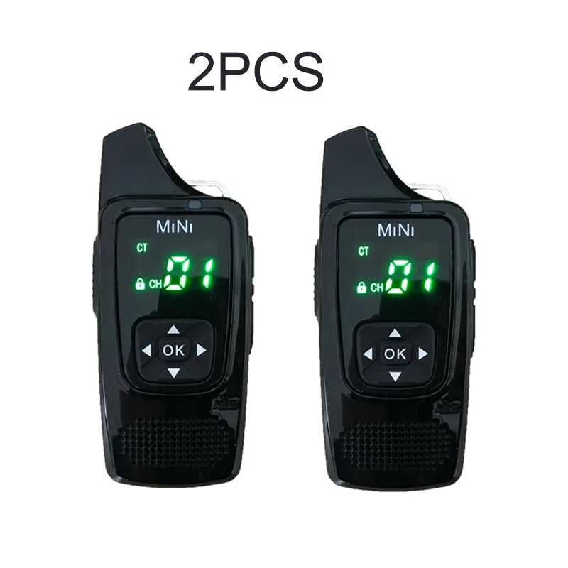 2pcs HF 3A мини рации UHF 400-470mhz VOX радиостанция HF трансивер микро радио коммуникатор рация с наушником - Цвет: 2pcs
