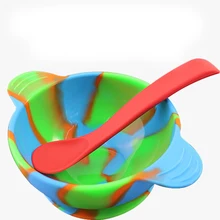 Детская силиконовая ложка для еды, анти-обжигающая Пищевая силиконовая ложка, красный/зеленый/розовый/синий/светильник, синяя многоцветная ложка для еды