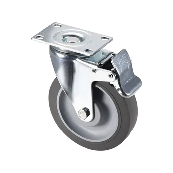 

uxcell Swivel Caster Wheel Caster Inch Diameter Wheel Lb Capacity Per Wheel 5 inch w Brake 1pcs