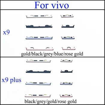 

YuXi New Power Button / Volume Side Button Key For vivo x9 x9 plus rose Gold/ black /Grey Replacement