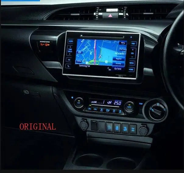 Carplay DSP готов 2G Ram 9 дюймов Android 7,1 автомобильный аудио для Toyota HILUX стерео Vedio gps Navi мультимедиа 4G монитор