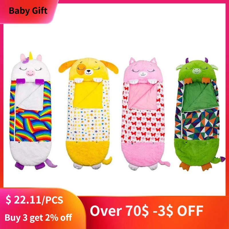 Спальный мешок для младенцев мягкое одеяло с мультяшными животными подарок на