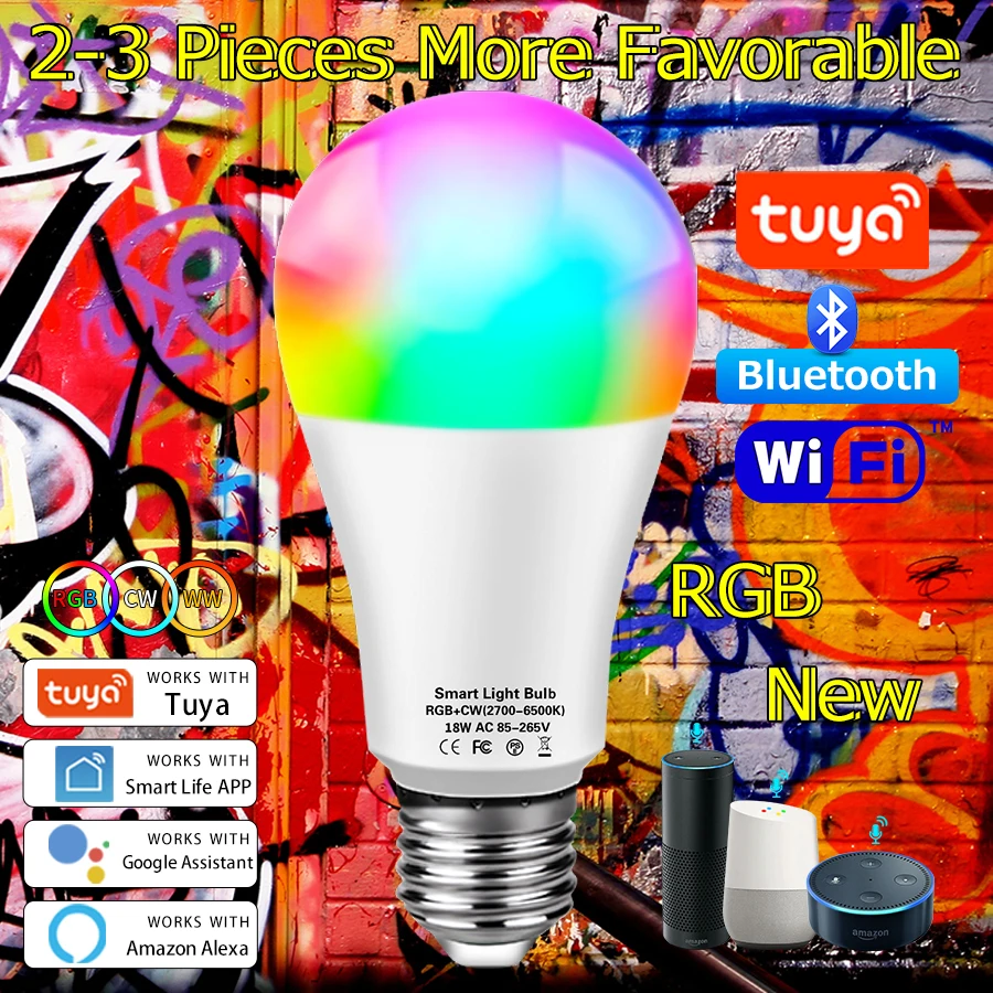 LED Smart Leuchtmittel Bluetooth Lautsprecher Dimmbar RGB+Weiß Birne E27 12W 15W 