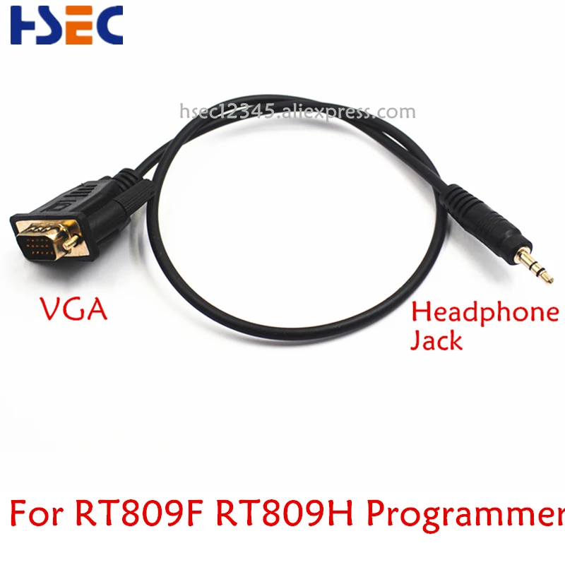 

RT809F RT809H programmer EMMC TSOP4 adapter cable of VGA cable to headphone jack HDMI wire Flash line Printer line free shipping