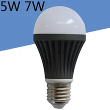 Светодиодный светильник с регулируемой яркостью 5 Вт 7 Вт E27 AC85-265V SMD5730 130лм/Вт длительный срок службы 3 года гарантии CRI> 80