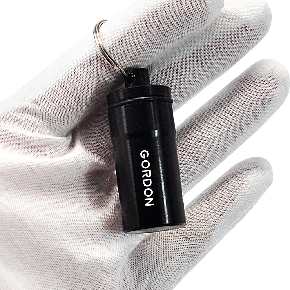 Keychain Stash Container Aluminum Herb Storage Container Matches