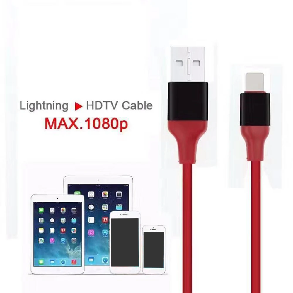 2 м OTG синхронизация данных внешний разъем для iPhone XS MAX iPad Pro 8 Pin Lightning к HDMI ТВ проектор USB Камера Кабель-адаптер