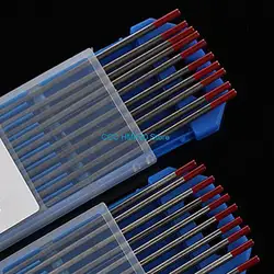 Électrodes professionnelles en tungstène WT20, 150mm, 10 pièces, pour soudage, outils et accessoires 