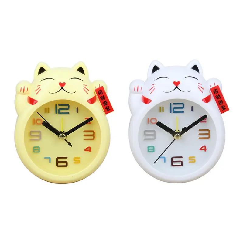 Reloj De Gato De La Suerte Chino Feng Shui Reloj De Figura En Caja