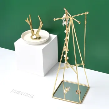 

Jewelry Organizer Stand Decorative Jewelry Holder Display Tree With Bottom Tray For Necklaces, Bracelets