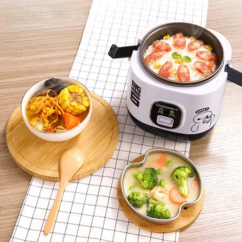 

Mini Non-stick Rice Cooker Fort Electric to Pot Household Smallest Dormitory Students Rice Cooker 1-2 L Bag Let Go