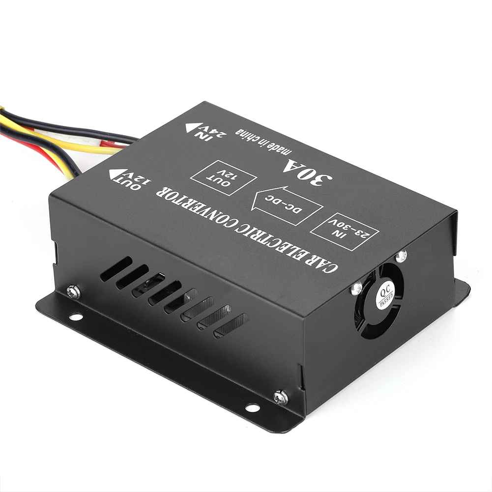 Durable Multifunction Car Truck 30A/40A 360W DC 24V To 12V Powers