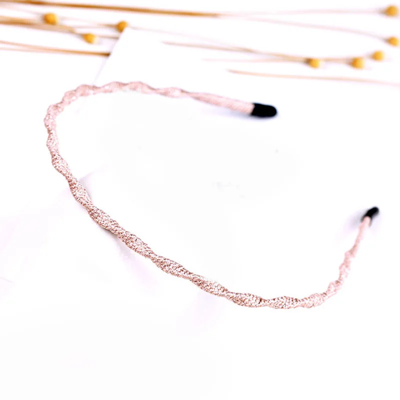 30 Новинка, разноцветная, элегантная, градиентная, блестящая, бриллиантовая повязка для волос, модная, блестящая, с кристаллами, Женская повязка, модные, вечерние, подарок - Цвет: 30