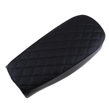 

Cafe Racer Seat Diamond Checkered Pattern Flat Saddle Long Seats for Honda