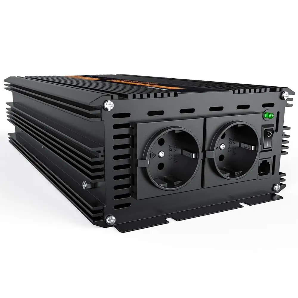 

pure sine wave power inverter 12v to 220v 2500w peak 5000w off grid remote control