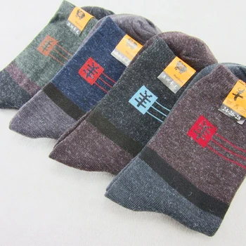 

5Pairs/lot Wool Socks Men Warm Long Socks Man Autumn Winter Business Socks Cew Calcetines Mujer