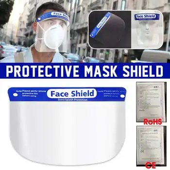 

5/8/10/16/20x Clear Full Face Mask Cover Face Shield Lens Film Safety Mask Protector Anti-fog Anti-droplet Dust Proof
