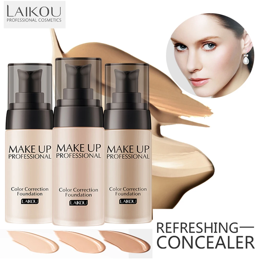 3 colors Professional Makeup Liquid Base Moisturizing BB Cream Oil-Control Concealer Waterproof Whitening Face Care Cosmetics