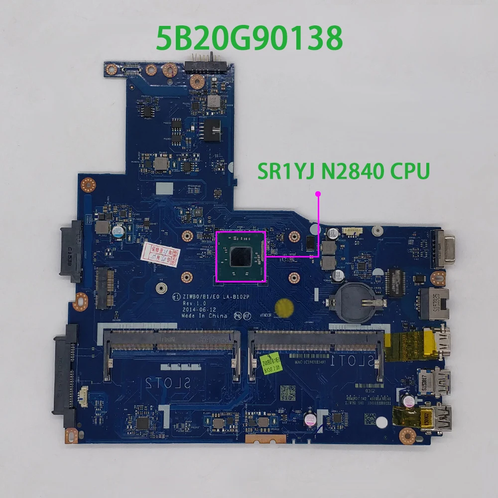 

Для Lenovo B50-30 5B20G90138 w N2840 CPU встроенный ZIWB0/B1/E0