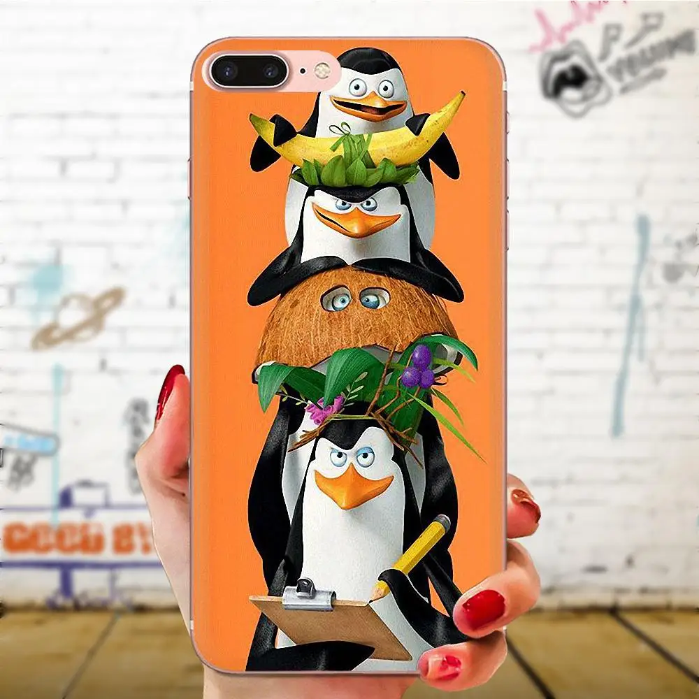 Для huawei P7 P8 P9 P10 P20 P30 Lite Mini Plus Pro Y9 Prime P Smart Z мягкие чехлы Fundas Пингвины Мадагаскара