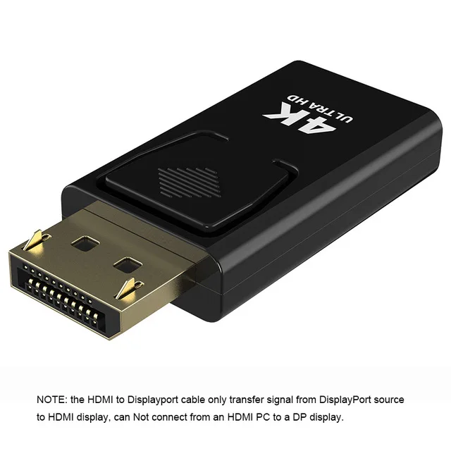 MOSHOU Displyport к HDMI адаптер мама-папа Макс 4 к 60 Гц DP к HDMI конвертер 2 к видео аудио разъем для HDTV ПК - Цвет: Single Adapter