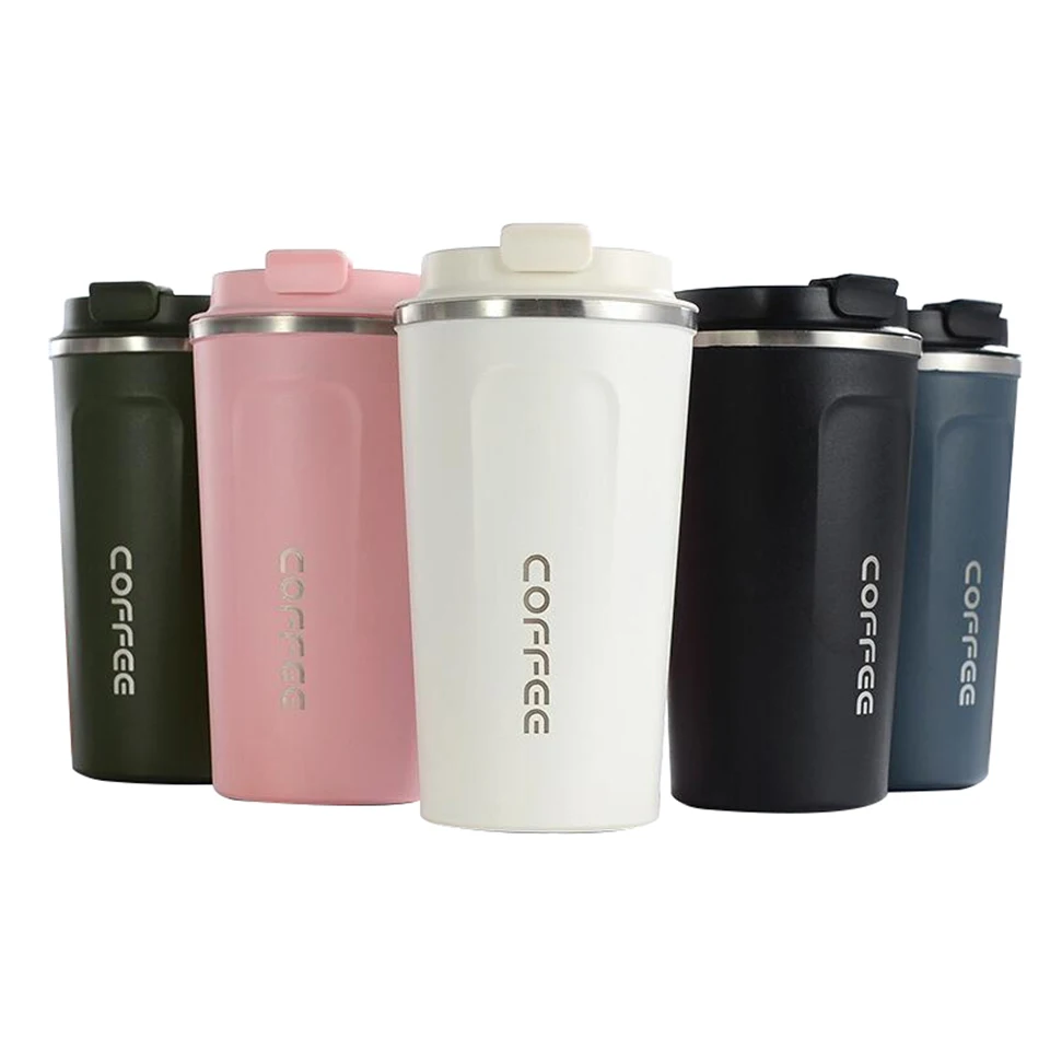 

New Travel Coffee Mug Thermos Mug Cup Car 304 Stainless Steel Insulated Vacuum Mugs Thermal Coffee Mug Cup Flask