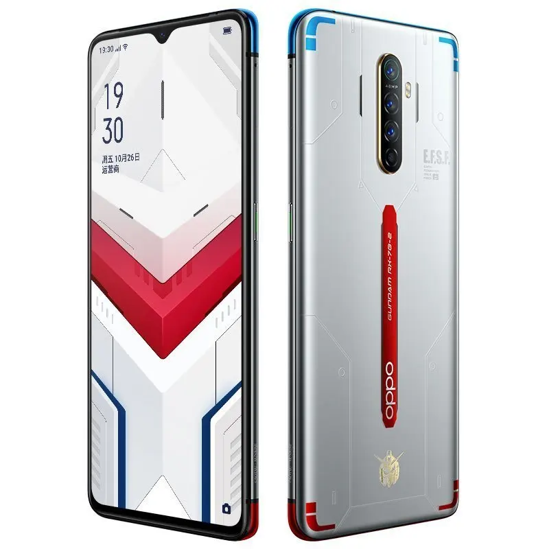 8gb 256gb GUNDAM Oppo Reno Ace 4G LTE мобильный телефон Snapdragon 855 Plus 6," AMOLED 12G ram 256G rom 65W Super VOOC Android смартфон - Цвет: 8gb 256gb GUNDAM