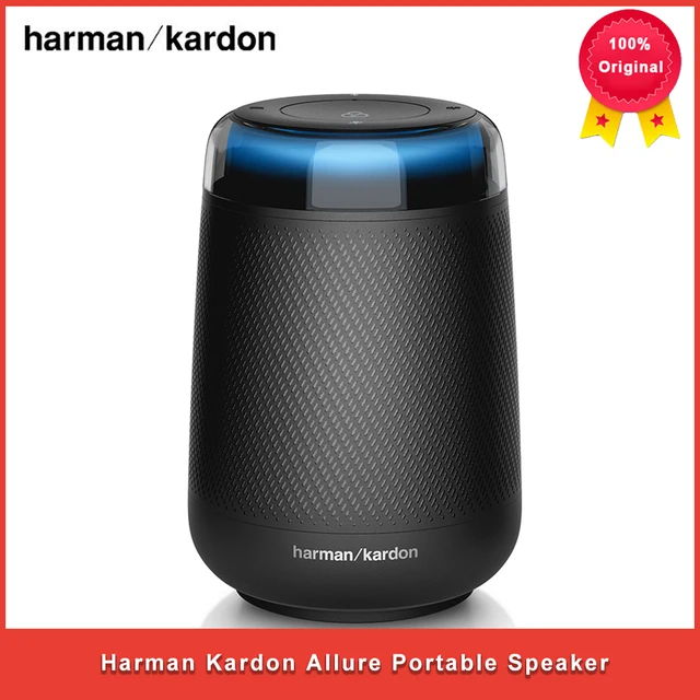 Harman Kardon Allure Portable Voice-activated Speaker Wireless Bass Speaker Bluetooth Speaker with Mic Handsfree Charging Cradle 1