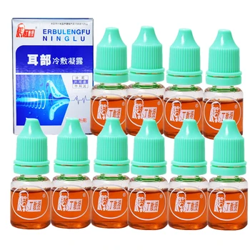 

10PCS Cleansing Ear Cool Drops For Ear Discomfort External Ear, External Auditory Canal Otitis Media Chinese Medicine