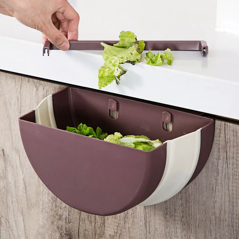 

Large Foldable Kitchen Trash Plastic Storage Box Organizer for Kitchen Accessories Storage Basket Kitchen Storage Box Rack Shelf