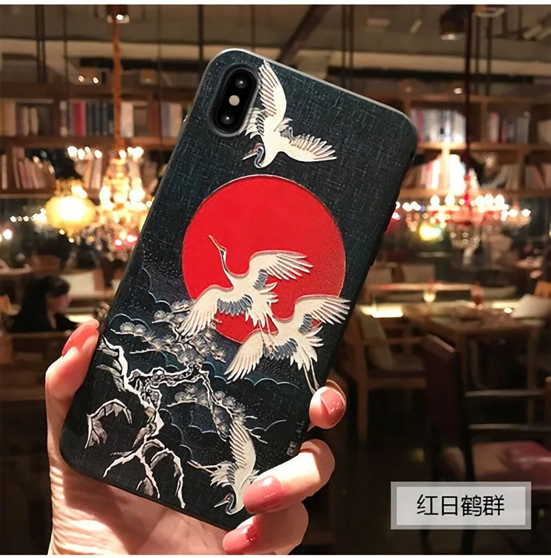 Чехол Emboss China Big dragon Heaven earth для Iphone XS MAX XS X XR, чехол для 6 6S 7 8 Plus - Цвет: 17