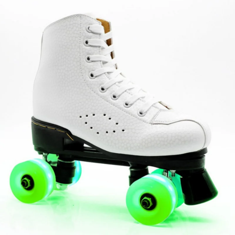 

4 Pack Glow Inline Skate Wheels Beginner's Roller Blades Replacement Wheel With Bearings Rollerblade Scooter Wheels M