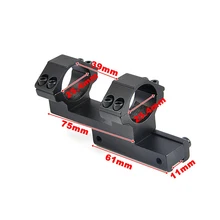 Тактический Пистолет AR15 винтовка Оптический прицел крепление 25,4 мм кольца винтовка прицел крепление адаптер 11 мм Пикатинни с шестигранной Wren