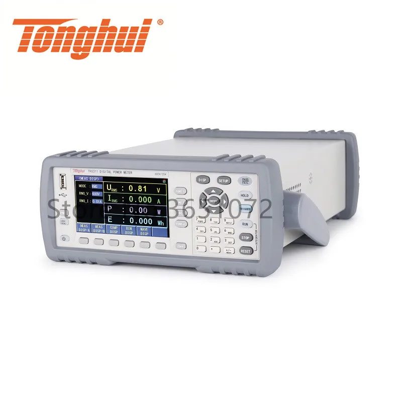 TH3311 цифровой измеритель мощности, AC/DC 5-600V 10mA-20A, 0.01W-12 kw с испытанием мощности, осциллограм
