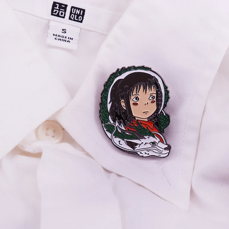 Девушек Ghibli брошь довольно женских изюминку к тому же