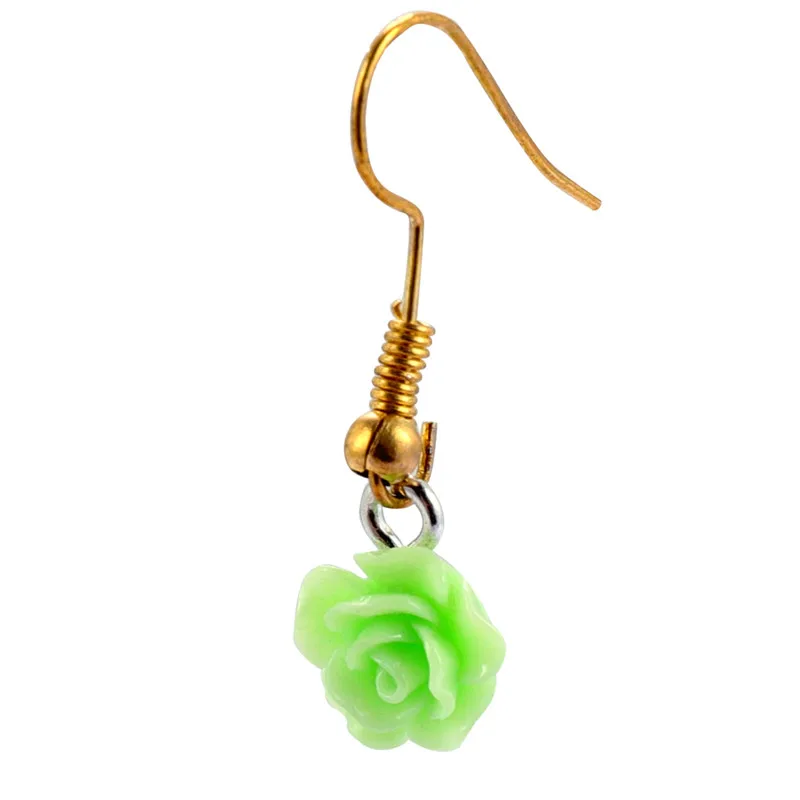 Breloques en résine de fleur de rose mixte pour femmes et filles, bracelet à bricoler soi-même, porte-clés, bijoux, accessoires de direction, cadeau, 50 pièces, lot