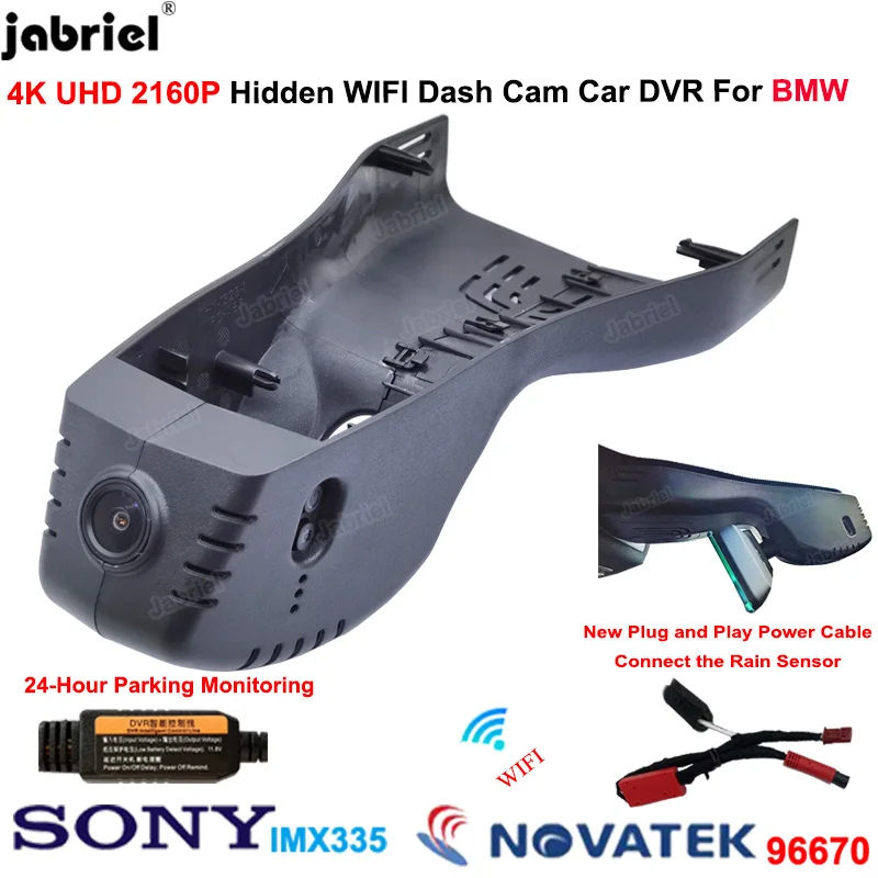 4K Uhd 2160P Dash Cam Camera Car Dvr Registratore Di Guida Per Bmw X6 G06 Per Bmw X6 40I Per Bmw X6 30D Per Bmw X6 40D 2020 - 2022