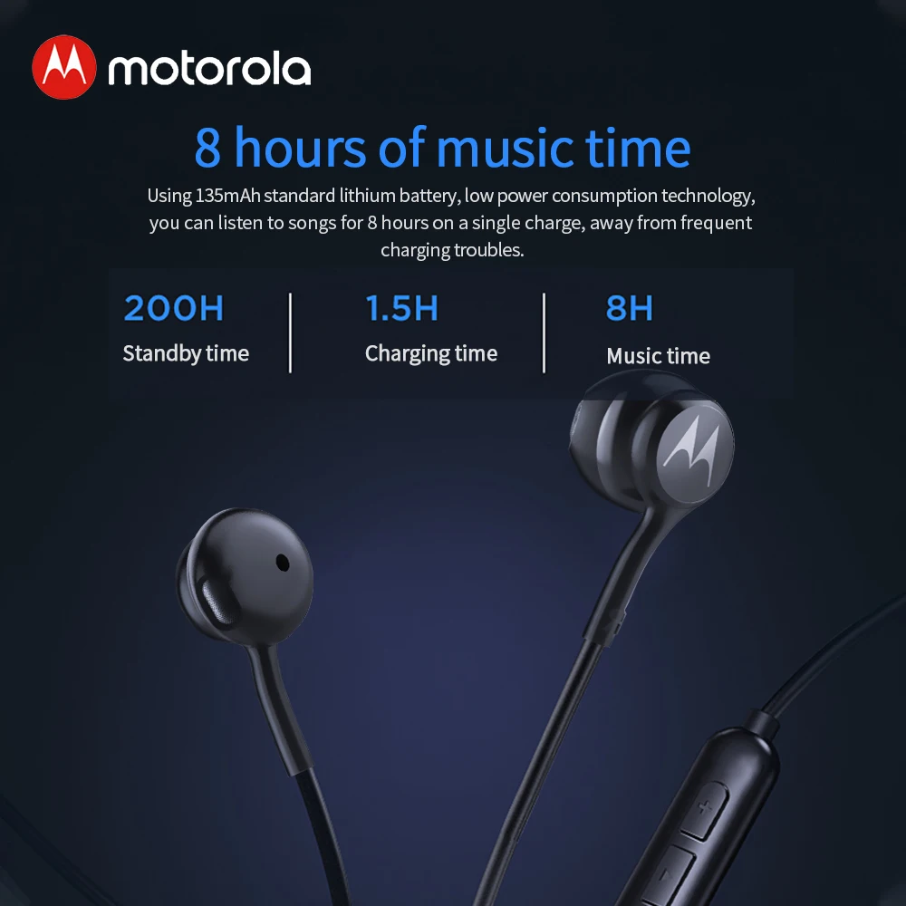 Asli Motorola Bluetooth Earphone Sport 