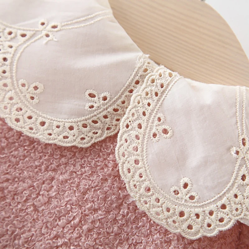 Baby Girl Clothes Girls Dress Autumn Winter Hoodies Thick Warm Princess Sweet Dresses for Girls Children's Clothing Kids Clothes