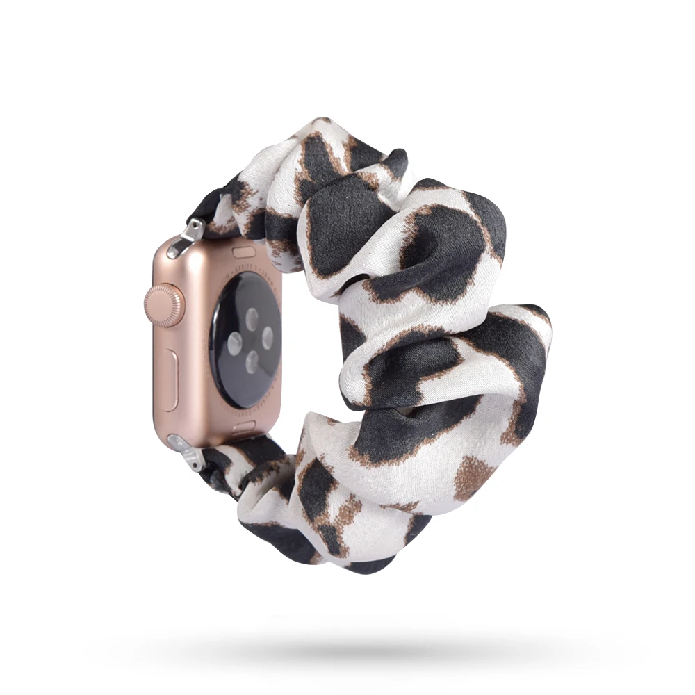 Женский эластичный ремешок для часов, совместимый с Apple Watch, ремешок 38 мм/40 мм 42 мм/44 мм, ремешок для iwatch 5 4 3 2 1, браслет на запястье