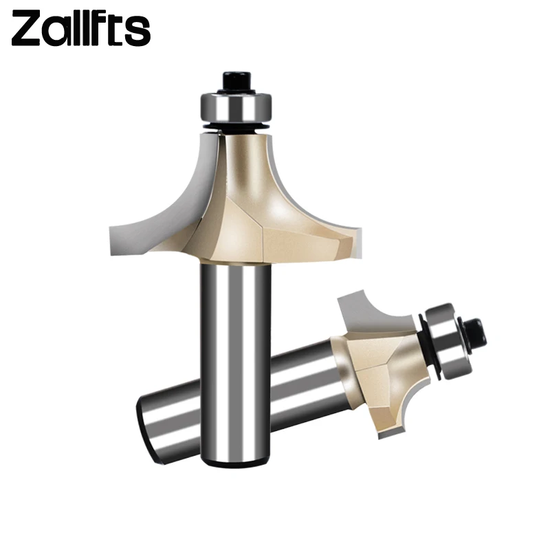 

Tideway Round Over Edging Router Bit 1/2" Shank For Wood Woodworking Tool 2 Flute Endmill With Bearing Milling Cutter Corner