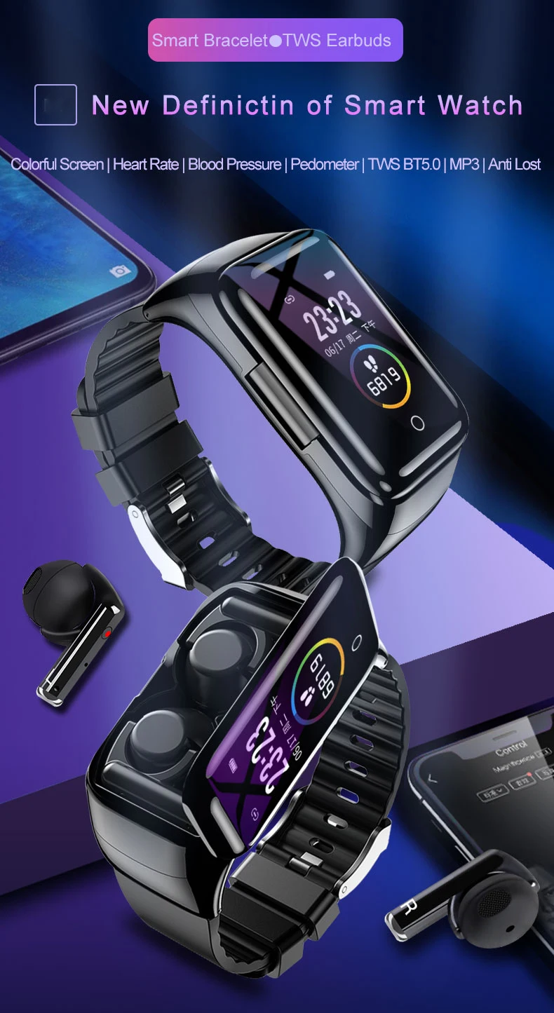 Фитнес-трекер, Bluetooth гарнитура, часы, кровяное давление, Bluetooth, браслет, вызов, умный Браслет, женские умные часы, 1,14 дюймов, PK x6 dz09
