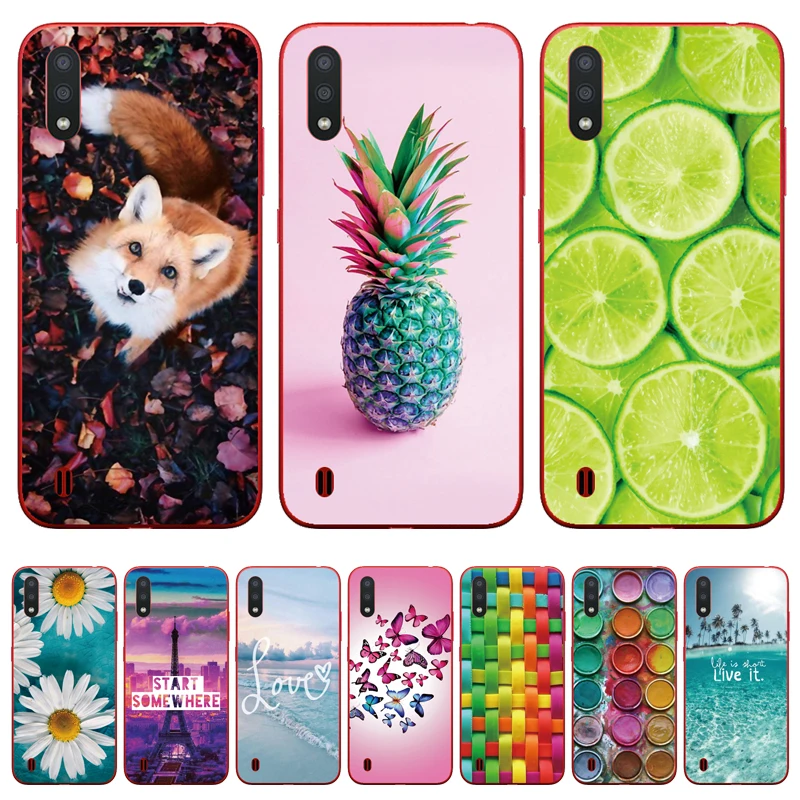 For Samsung M01 Case Silicone Soft TPU Back Cover Phone for Galaxy GalaxyM01 M 01 M015 Cases Fundas Coque | Мобильные телефоны и