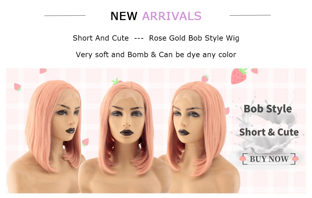 Rose Gold Wig