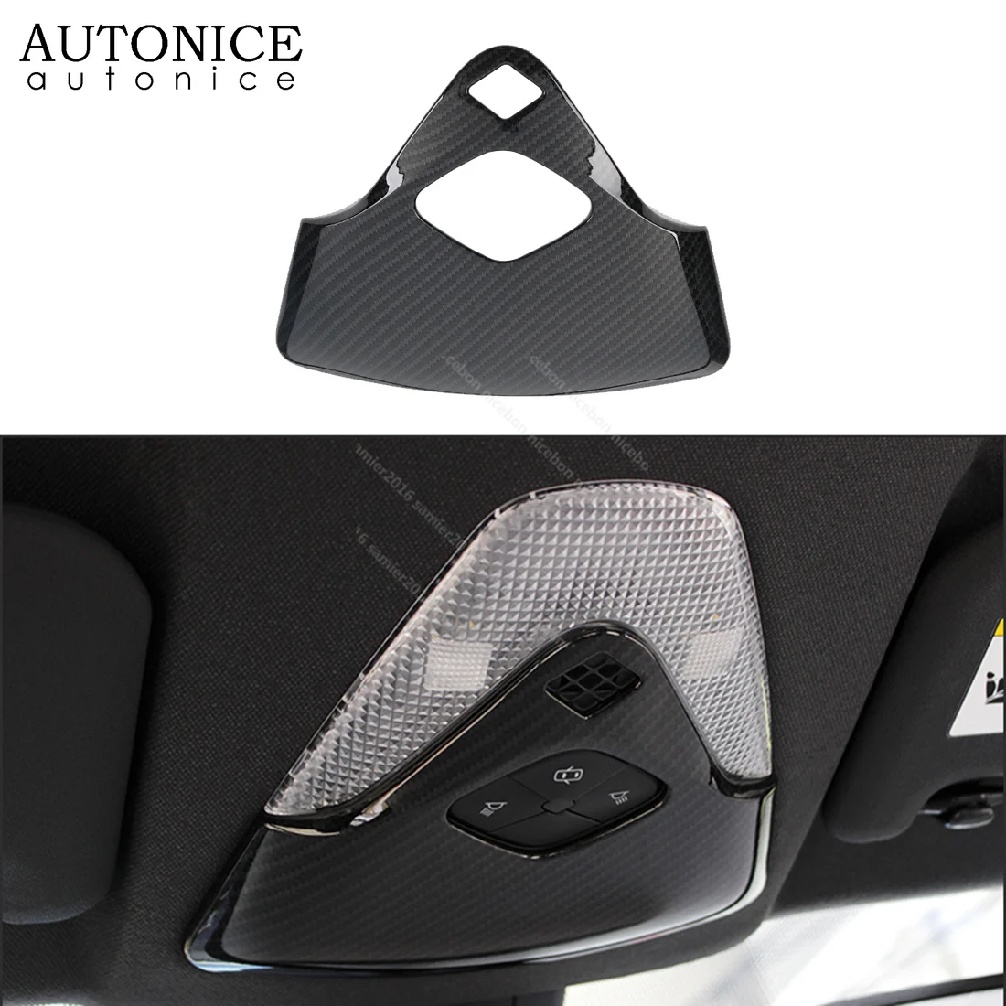 

Carbon fiber color Read lamp trim Cover For toyota C-HR CHR