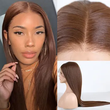 

Bombshell Synthetic Hair Full Lace Wigs Black Brown Blonde Orange Straight Heat Resistant Fiber Natural Hairline For Women Wigs