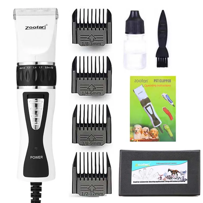 Pet Ceramic Blades Professional Hair Clippers for Dogs and Cats Low