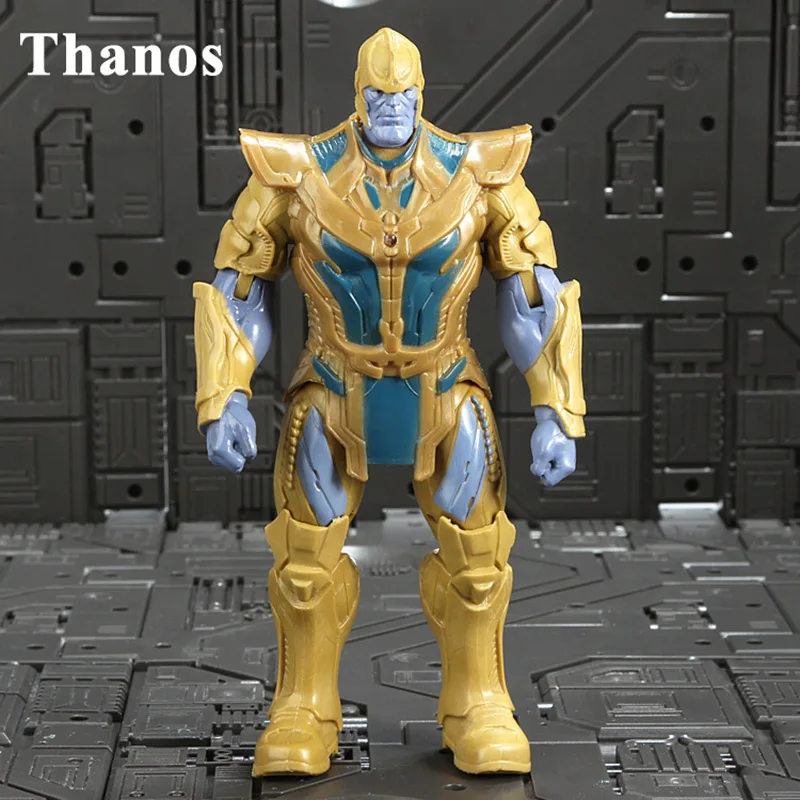 

18cm Thanos Action Figures Marvel Avenger Super Heroes Thor Spiderman Captain America Iron Man Doll Kids Christmas Gifts Toys