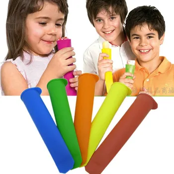 

1000pcs/lot 2015 Hot Silicone Popsicle Mold / Ice Pop Molds / Ice Cube Tray / Ice Cream Tubs Tools