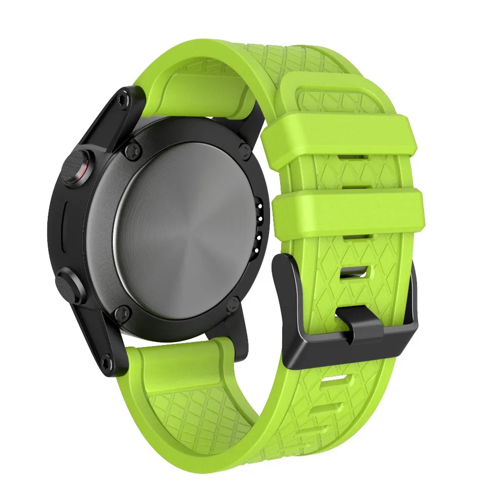 26 мм силиконовый ремешок для Garmin Fenix 2/Fenix 1/Fenix 3/Fenix 3HR ремешок для Garmin Fenix 5X gps Смарт часы